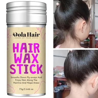 Dolahair Hair Wax Stick - Flyaway Control and Styling Pomade for Kids, Women, and Men - Hair Bun Maker and Accessorie (1 Pack of Wax) - Image 2
