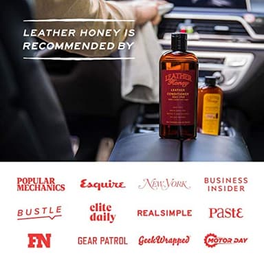 Leather Honey Leather Cleaner Spray: UV Protectant, Non-Toxic & Made in the USA Since 1968. Cleans & Protects Leather, Faux & Vinyl - Couches, Car Seats, Purses, Shoes, Bags & Tack. Safe for Any Color - Image 5