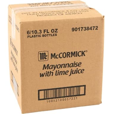 McCormick Mayonesa (Mayonnaise) with Lime Juice, 10.3 fl oz (Pack of 6) - Image 1