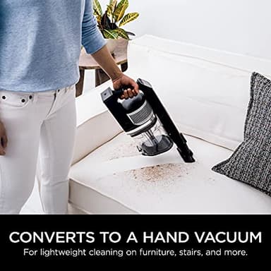 Shark Vertex Pro Cordless Vacuum Cleaner with HEPA Filter, Lightweight, Portable, Removable Handheld, Self Cleaning DuoClean PowerFins, 120-min Runtime, IQ Display, Black/Silver, IZ682H - Image 6