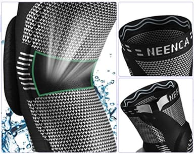 NEENCA Professional Knee Brace for Pain Relief, Medical Knee Support with Patella Pad & Side Stabilizers, Compression Knee Sleeve for Meniscus Tear, ACL, Joint Pain, Runner, Workout - Single - Image 2