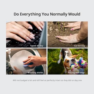 BTArtbox Press On Nails Square - Solid Pink Short Summer Press On Nails with Glue for Women, Opaque Soft Gel Glue On Nails in 16 Sizes - 32 Stick On Nails Kit, Yoga - Image 6