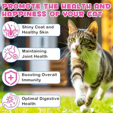 Collagen for Cats, Cat Collagen Liquid Drops for Cats with Biotin, MSM & Ginger Digestive & Immunity Support, Itch Relief, Skin & Coat and Joint Health, Cat Supplement 60ml ﻿ - Image 6