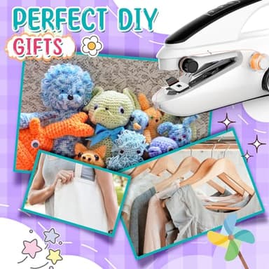 User-Friendly Cordless Handheld Sewing Machine for Beginners, Compact Mini Sewing Machine with Complete Accessories Kit, Portable Sewing Machines Are A Must-Have for Home DIY - Image 7