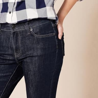 Amazon Essentials Women's Mid-Rise Stretchy Skinny Jeans - Discontinued Colors, Black Rinse, 2 - Image 4