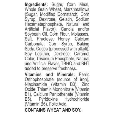 Post Honey Maid S'mores Breakfast Cereal, Sweetened Corn and Wheat Cereal, Breakfast Snacks 12.25 oz - Image 3