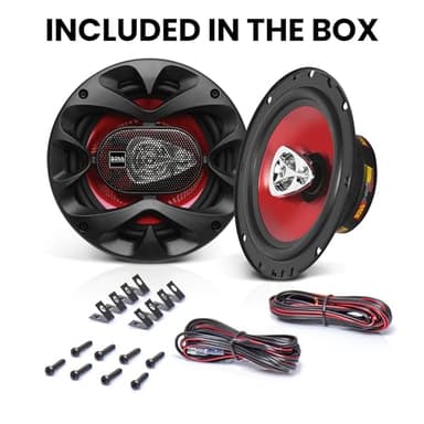 BOSS Audio Systems CH6530 Chaos Series 6.5 Inch Car Door Speakers - 300 Watts (Pair), 3 Way, Full Range, Tweeters, Coaxial, Sold in Pairs - Image 5
