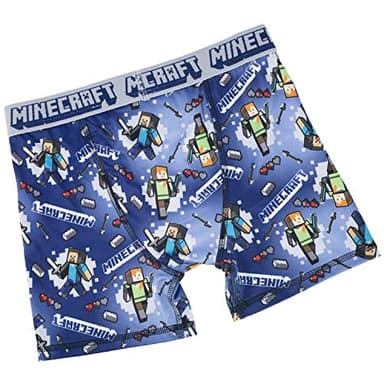 Minecraft Boys' Briefs and Boxer Briefs available in Multiple Pack Sizes in sizes 4, 6, 8, 10 and 12 - Image 2