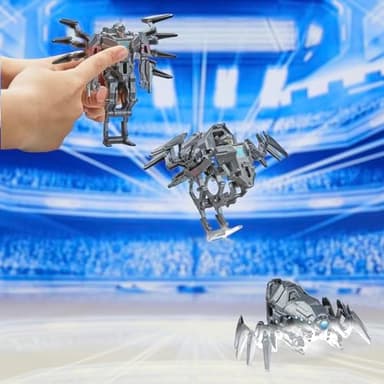 Transformers: One Cog Changer Bumblebee (B-127) & Airachnid, 4-Inch Robot Action Figures, Interactive Toys for Boys & Girls Ages 6 and Up - Image 8