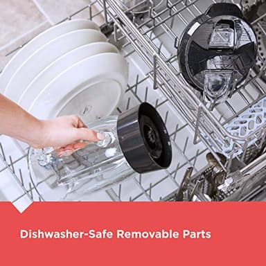 BLACK+DECKER PowerCrush Multi-Function Blender with 6-Cup Glass Jar, 4 Speed Settings, Silver - Image 6