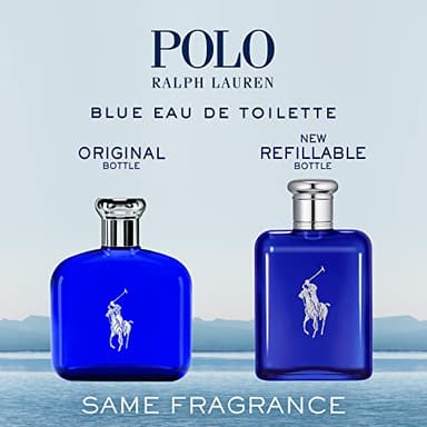 RALPH LAUREN FRAGRANCES Polo Blue - Eau de Toilette - Men's Cologne - Aquatic & Fresh - With Citrus, Sage, and Suede - Medium Intensity - 4.2 Fl Oz - Image 4