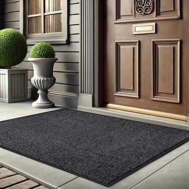 Azadx 4'x6' Front Door Mat Heavy Duty Indoor Outdoor Door Mat Non-Slip Backing Doormat for Entryway Stain and Fade Resistant Commercial Floor Mats Entry Mat Low Profile Welcome Door Mats - Image 2
