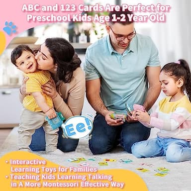 Aullsaty Toddler Toys Talking Flash Cards for 1 2 3 4 5 6 Year Old Boys and Girls, Autism Sensory Toys for Autistic Children, Learning Educational Montessori Speech Therapy 248 Sight Words Kids Gifts - Image 5