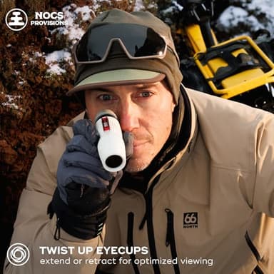 Nocs Provisions Zero Tube 10x25 ED Glass Waterproof Monocular – Rugged, Shockproof, Fogproof Optic for Adults & Kids, Built for Birdwatching, Hunting & Travel - Bone Gray - Image 5