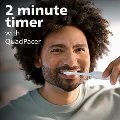 PHILIPS Sonicare 2100 Power Toothbrush, Rechargeable Electric Toothbrush, White Mint, HX3661/04 - Image 2