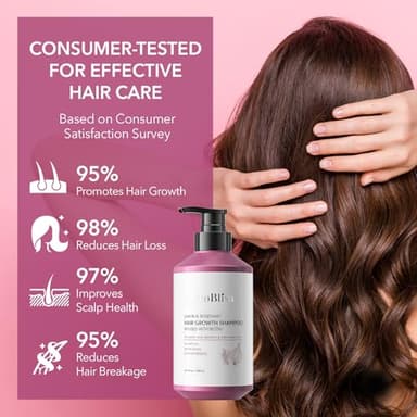 Onion & Rosemary Hair Growth Shampoo: Biotin Infused Shampoo for Hair Loss and Thinning Hair - Promotes Healthier, Thicker and Stronger Hair for Women and Men (16.9 Fl Oz (Pack of 1)) - Image 7
