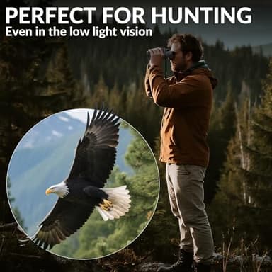 Binoculars 10x25 Compact for Bird Watching - ERUIDI Travel Binoculars for Adults Kids Lightweight for Easy Carry Comes with Portable Size - Image 7