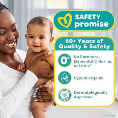 Pampers Diapers - Baby Dry - Size 1, 120 Count, Absorbent Disposable Infant Diaper (Packaging May Vary - Image 6