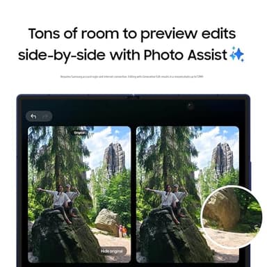 Samsung Galaxy Z Fold7 Cell Phone, 256GB AI Smartphone, Unlocked Android, AI Photo Edits, Large Screen, Long Battery Life, 2025, US 1 Yr Manufacturer Warranty, Blue Shadow - Image 8