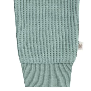 Huggies Waffle Knit Crewneck Sweatshirt and Pants 2-Piece Outfit Set - Image 5