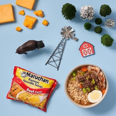 Maruchan Ramen Noodle Soup, 24 Count 10 Flavor Variety Pack - Image 7