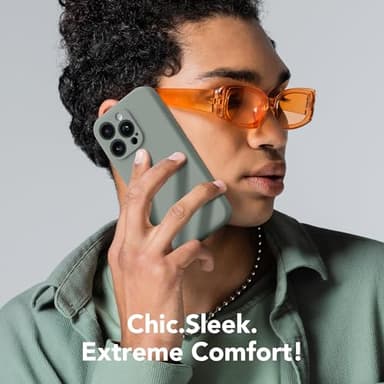 SuydanBox Magnetic for iPhone 16 Pro Max Case, Compatible with MagSafe, [Full Camera Protection][Screen Protector] Silicone Shockproof Protective Phone Case for iPhone 16 Pro Max 6.9", Calke Green - Image 7