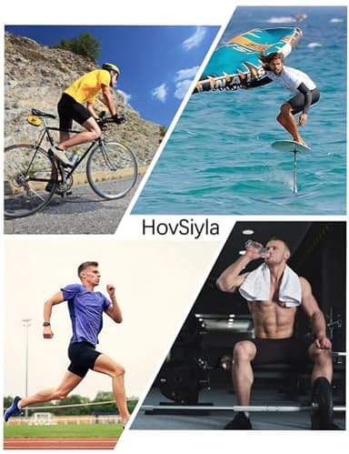 HovSiyla 6 Pack Compression Shorts Men Performance Sports Workout Athletic Running Underwear Shorts Spandex Black-L - Image 6