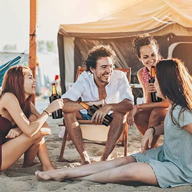 4 in 1 Insulated Slim Can Cooler for 12 OZ Cans and Beer Bottle - Keep 8 Hours Cold, Easy to Hold - Stainless Steel Can Holder, Double Walled Can Insulator for Hard Seltzer and Etc. - Image 8