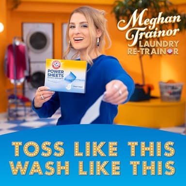 Arm & Hammer Power Sheets Laundry Detergent, Fresh Linen 50ct, up to 100 Small Loads (Packaging may vary) - Image 2