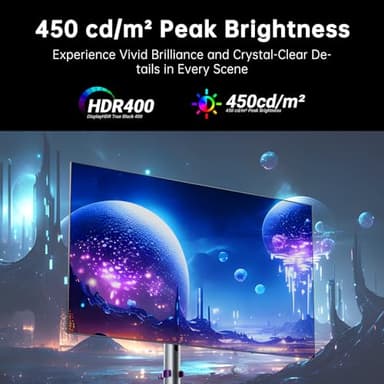 KTC 27-inch OLED Gaming Monitor | QHD 2560x1440P | 240Hz 0.03ms GTG | 1.5M:1 Contrast Ratio | DisplayHDR True Black 400 | 65W USB Type-C | Dual Speakers | Comes with Type-C, HDMI & DP Cables Included - Image 5