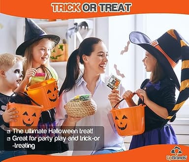 UpBrands Halloween Party Favors - 48 Stretchy Skeleton Toys – Non-Candy Goodie Bag Stuffers, Scary Mini Skeleton for Kids Ages 3+, Trick-or-Treat Supplies - Image 5