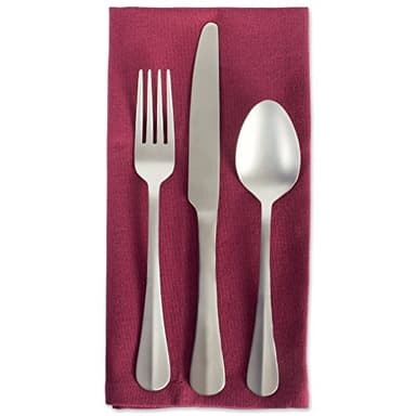 DII Solid Napkin Set Collection, 20x20, Wine, 6 Piece - Image 5