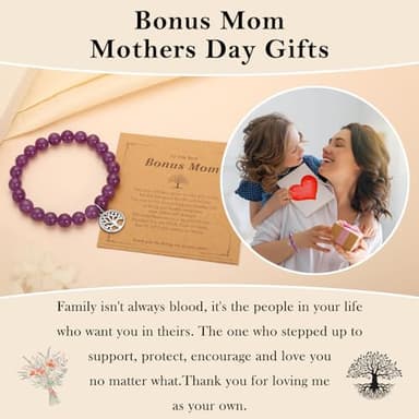 TZPI Bonus Mom Mothers Day Gifts, Bonus Mom Bracelet as Mothers Day Gifts - Image 3