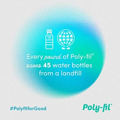 Fairfield The Original Poly-Fil, Premium Polyester Fiber Fill, Soft Pillow Stuffing, Stuffing for Stuffed Animals, Toys, Cloud Decorations, and More, Machine-Washable Poly-Fil Fiber Fill, 32-ounce Bag - Image 5