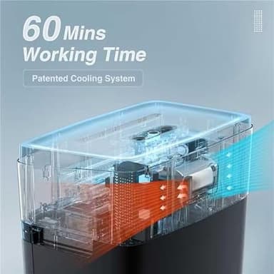 BONSEN Paper Shredder, 20-Sheet 60 Mins Nonstop Heavy Duty Paper Shredder for Office, 60dB Ultra Quiet Cross-Cut Shredder with 6.6 Gals Basket, Anti-Jam CD and Credit Shredder for Home Office (S3104) - Image 7