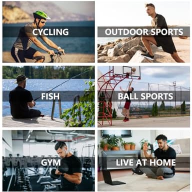 HovSiyla 5 Pack Workout Shirts for Men Athletic Running Gym Quick Dry Short Sleeve Performance Moisture Wicking T Shirt-Black-M - Image 6