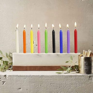 YOROXRG 100 pcs Spells Chime Candles Unscented Assorted Colors Mini Taper Candles | 4" Tall x 1/2" Diameter | Great for Casting Chimes, Rituals, Spells - Image 6