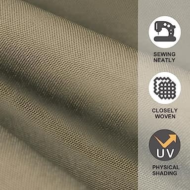 EliteShade USA 9FT Patio Umbrella Replacement Covers 8 Ribs Market Umbrella Canopy Cover (CANOPY ONLY) (Khaki - Image 7