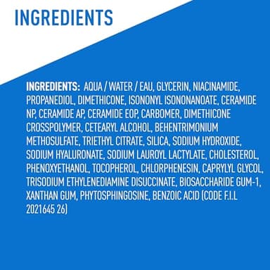 CeraVe Ultra-Light Moisturizing Gel, Hydrating Gel Face Moisturizer For Men & For Women with Ceramides, Niacinamide, Hyaluronic Acid, Fragrance Free, Oil-Free, Mattifying Moisturizer, 1.75 FL Oz - Image 8