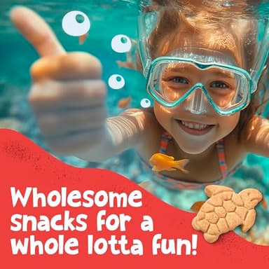 Get'ems! from Gerber Pumpkin, Apple & Cinnamon Ocean World Cookies, Kids Snack Made with Real Veggies & Fruits, Iron & Vitamin E - Image 7