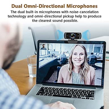 NexiGo N980P 1080P 60FPS Webcam with Microphone and Software Control, USB Computer Camera, Built-in Dual Noise Reduction Mics, 120° Wide-Angle for Zoom/Skype/FaceTime/Teams, PC Mac Laptop Desktop - Image 5