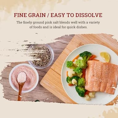 52USA Himalayan Pink Salt Fine, Fine Salt 2 lb, Pink Himalayan Sea Salt, 80+ Minerals and Electrolytes, Sea Salt, No Artificial Colors, No Additives, No Gluten, Rock Salt for Grinder Refill, Kosher Salt - Image 3