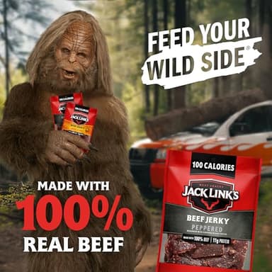 Jack Link's Spicy Beef Jerky Gift Basket Variety Pack - Includes Jerky, Meat & Cheese Combos, and Beef Steaks, Great Gift for Men, Perfect Hunting Trip Snacks, 15-Piece Assorted Spicy Meat Snack Pack - Image 5