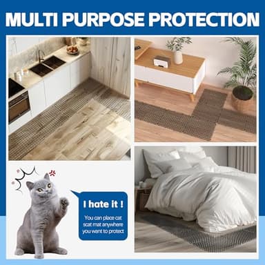 OCEANPAX 16 X 13 Inch Scat Mat for Cats, 16 Pack Cat Scat Mat - Indoor/Outdoor Pet Solution for Plants, Furniture - Image 5