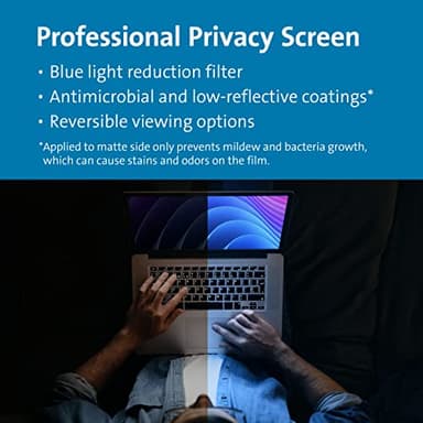 Kensington MagPro™ Magnetic Laptop Privacy Screen 14 inch, Removable 16:9 Laptop Privacy Filter, Anti-Glare, Blue Ray Reduction, Compatible with HP/Dell/Acer/Asus/Samsung/Lenovo (K58352WW) - Image 5