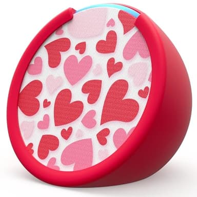 Made for Amazon Sleeve & Faceplate | Hearts, for Echo Pop - Image 2