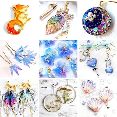 OSBANG Crystal Clear Hard UV Resin Upgraded Formula Ultraviolet Fast Curing for Jewelry Making Craft Decoration, Hard Transparent Glue Solar Cure Sunlight Activated Resin (500g) - Image 5