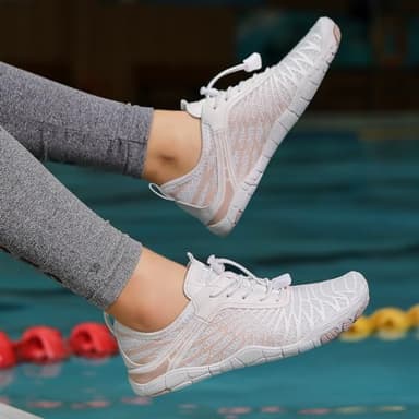 EWUHA Hike Barefoot Shoes Womens Mens Footwear for Walking,Barefoot Shoe with Wide Toe Box,Healthy & Non-Slip,Breathable Barefoot Vitality Water Shoes for Women,Beach Pool Swim Shoe for Men (Unisex) - Image 2