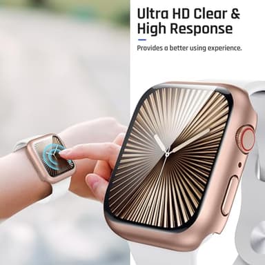 Goton Waterproof Case Compatible for Apple Watch Series 11/10 Screen Protector 42mm, Hard Bumper with Tempered Glass for iWatch 11 Cover 42 mm - Image 6