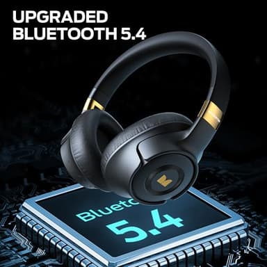 Monster Persona SE ANC Active Noise Cancelling Headphones, Over Ear Bluetooth Headphones Wireless, 60H Playtime, HiFi Stereo Audio, Deep Bass, Built-in Mic, Memory Foam Ear Cups for Home (Black) - Image 5